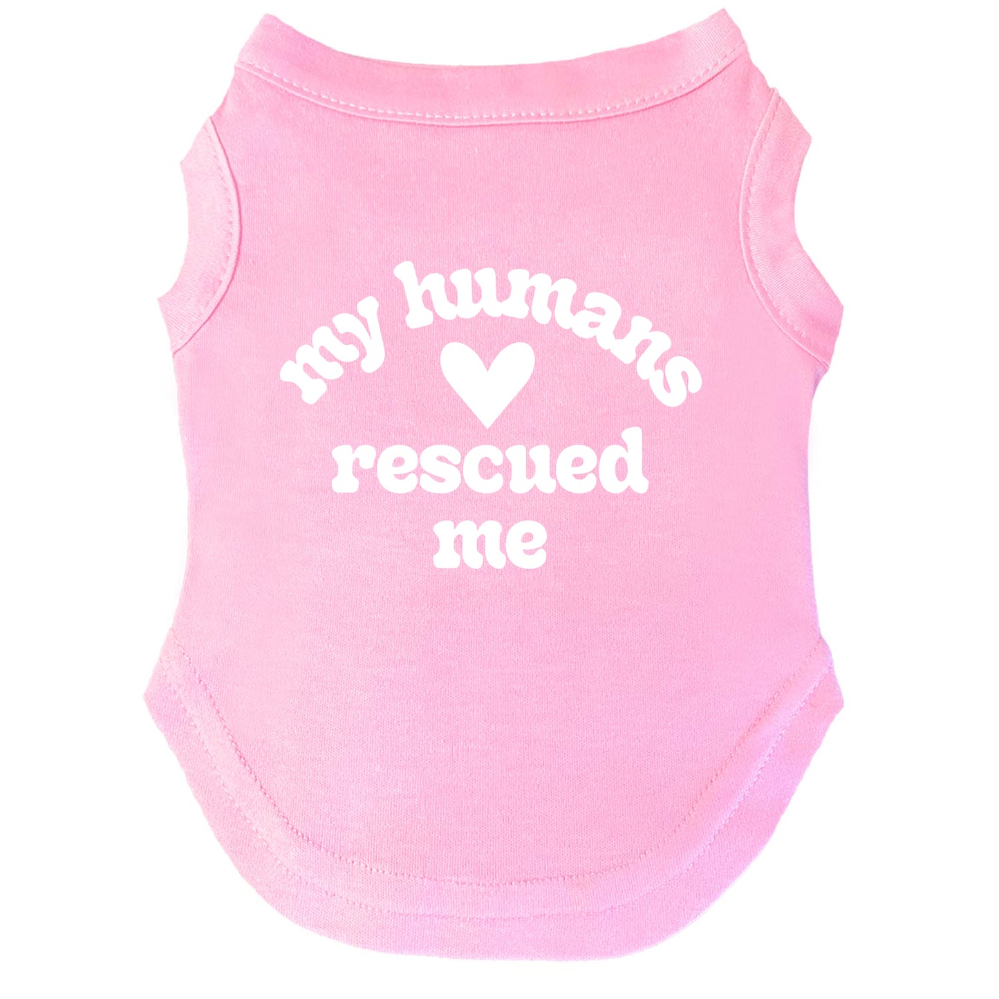 My Human Rescued Me β Dog Tee | Heartfelt Rescue Shirt | Soft, Comfy & Washable