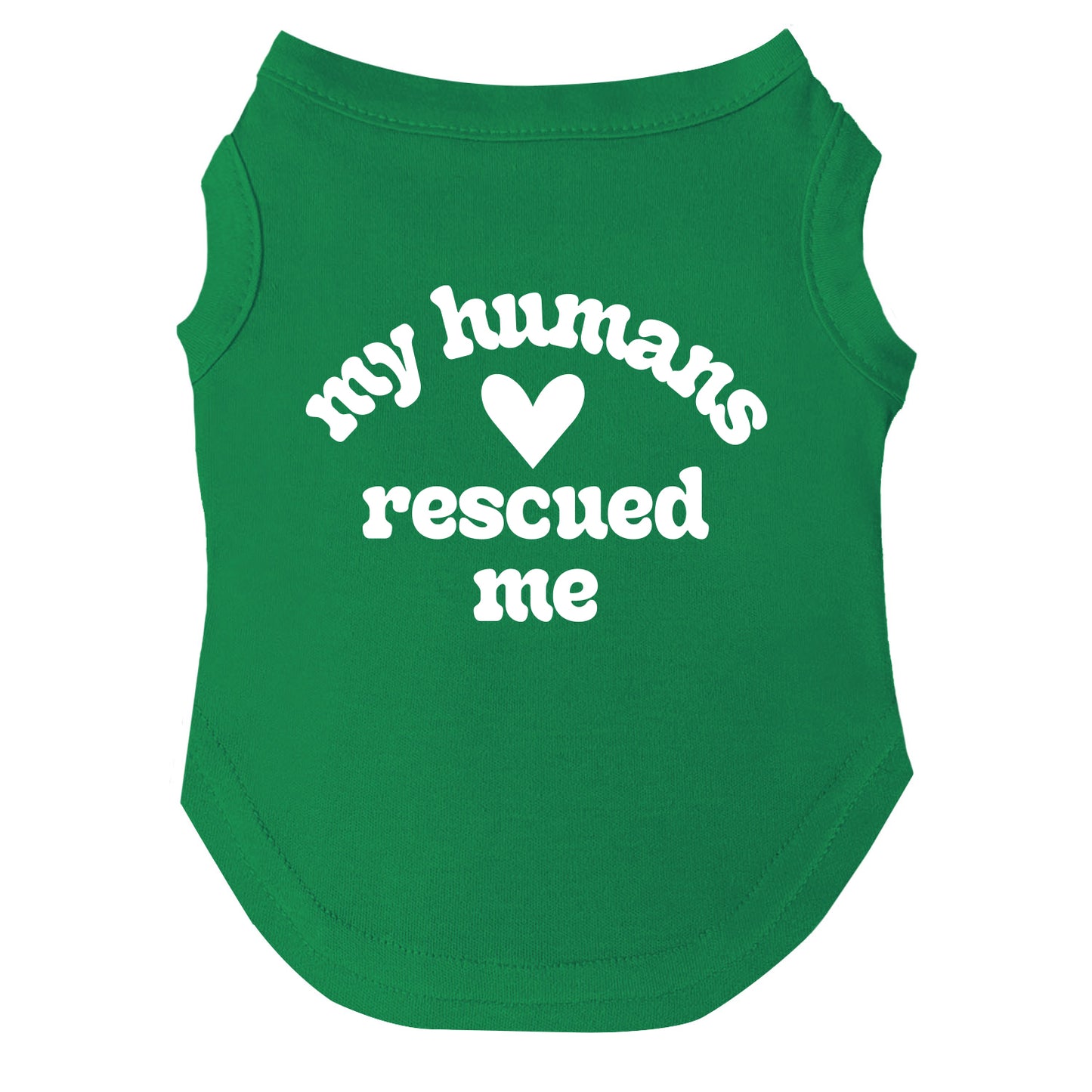 My Human Rescued Me β Dog Tee | Heartfelt Rescue Shirt | Soft, Comfy & Washable