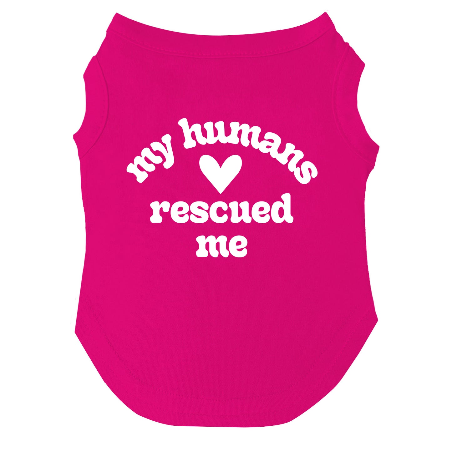 My Human Rescued Me β Dog Tee | Heartfelt Rescue Shirt | Soft, Comfy & Washable