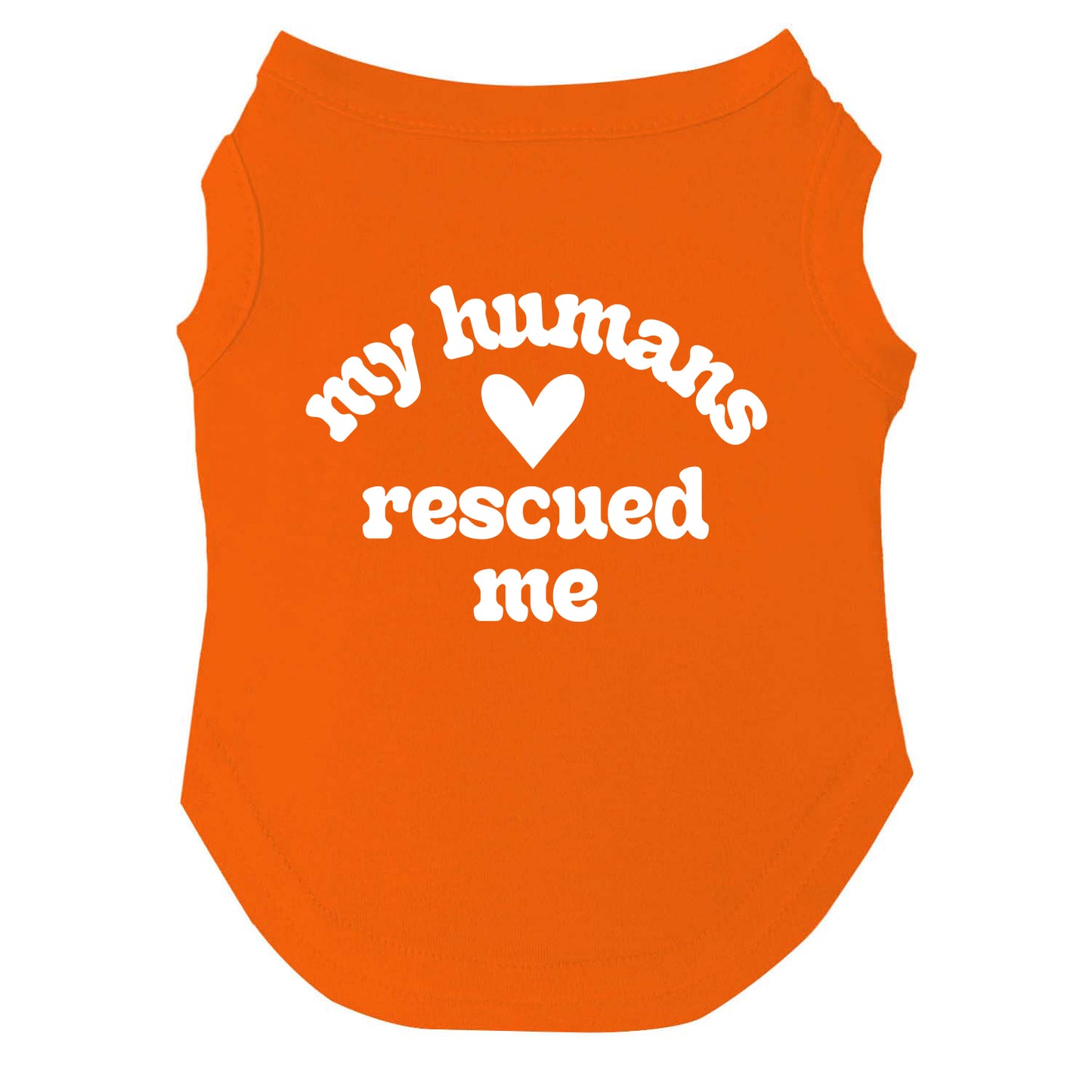 My Human Rescued Me β Dog Tee | Heartfelt Rescue Shirt | Soft, Comfy & Washable
