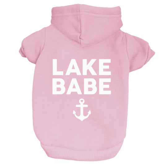 Lake Babe Dog Hoodie