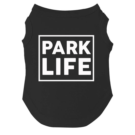 Park Life Dog Tee | Soft Cotton Blend | Made in USA | Everyday Dog Shirt | Playful Pet Apparel
