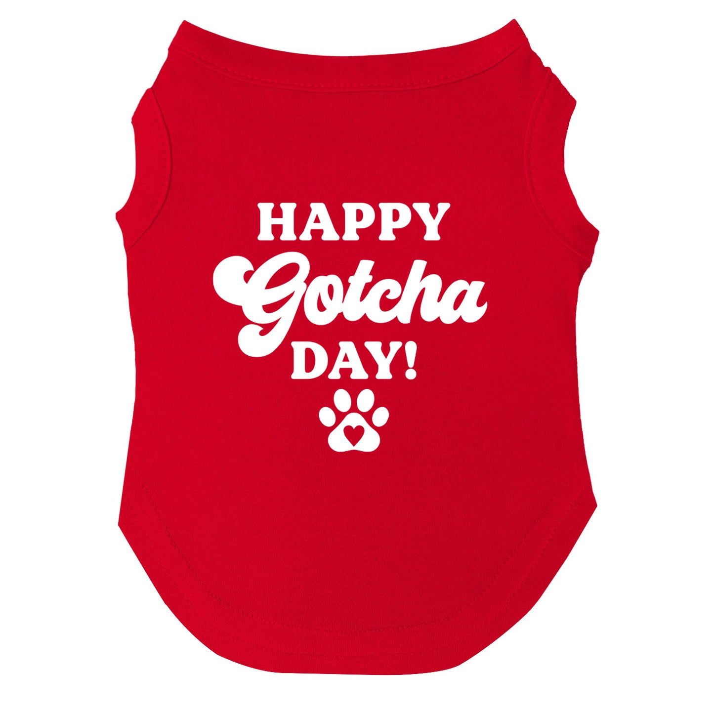 Happy Gotcha Day! β Dog Tee | Adoption Anniversary Shirt | Soft, Lightweight & Washable