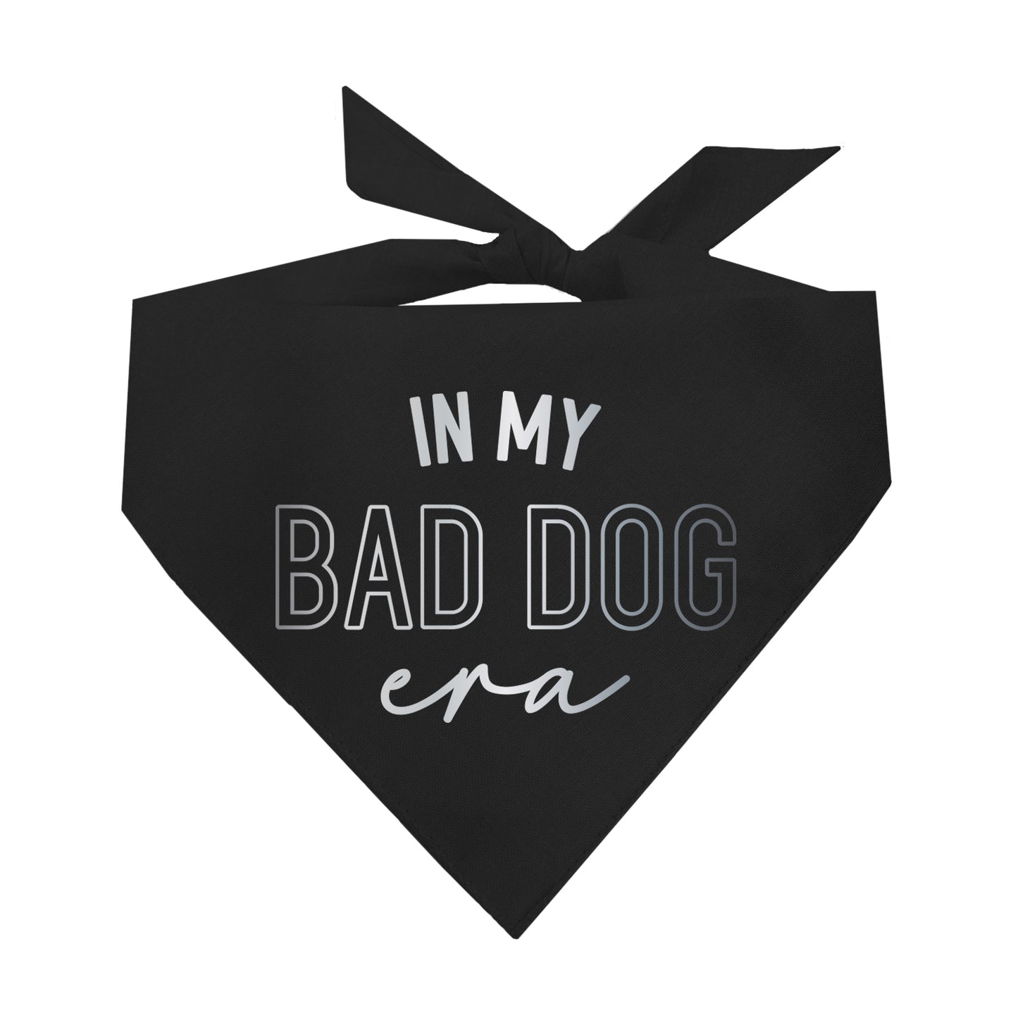 In My Bad Dog Era Metallic Dog Bandana