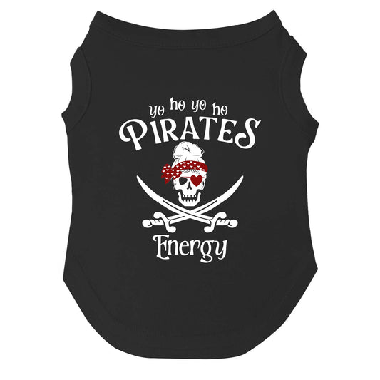 Pirates Energy Dog Tee | Girl Dog Shirt