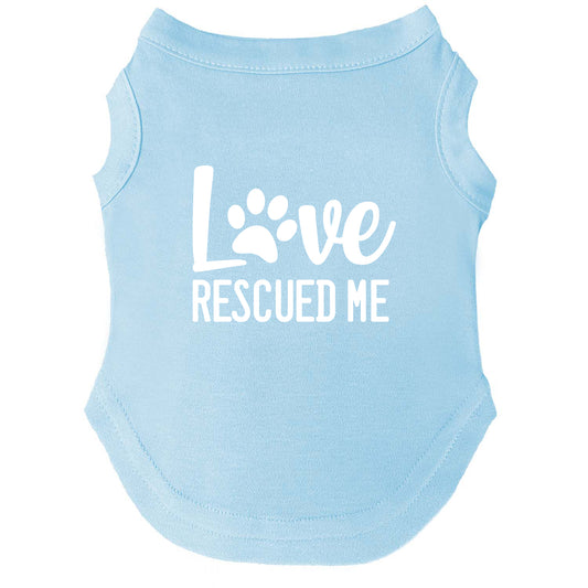 Love Rescued Me – Dog Tee | Rescue Celebration Shirt | Soft, Comfy & Washable