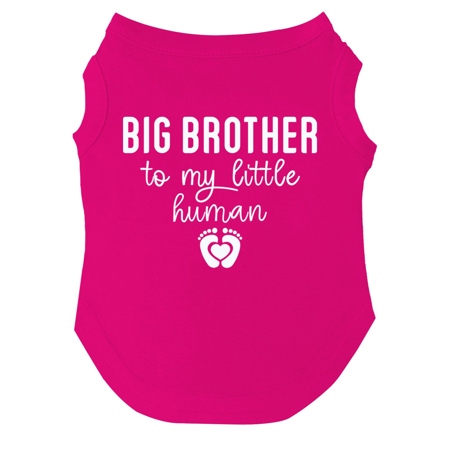 Big Brother To My Little Human Dog Tee