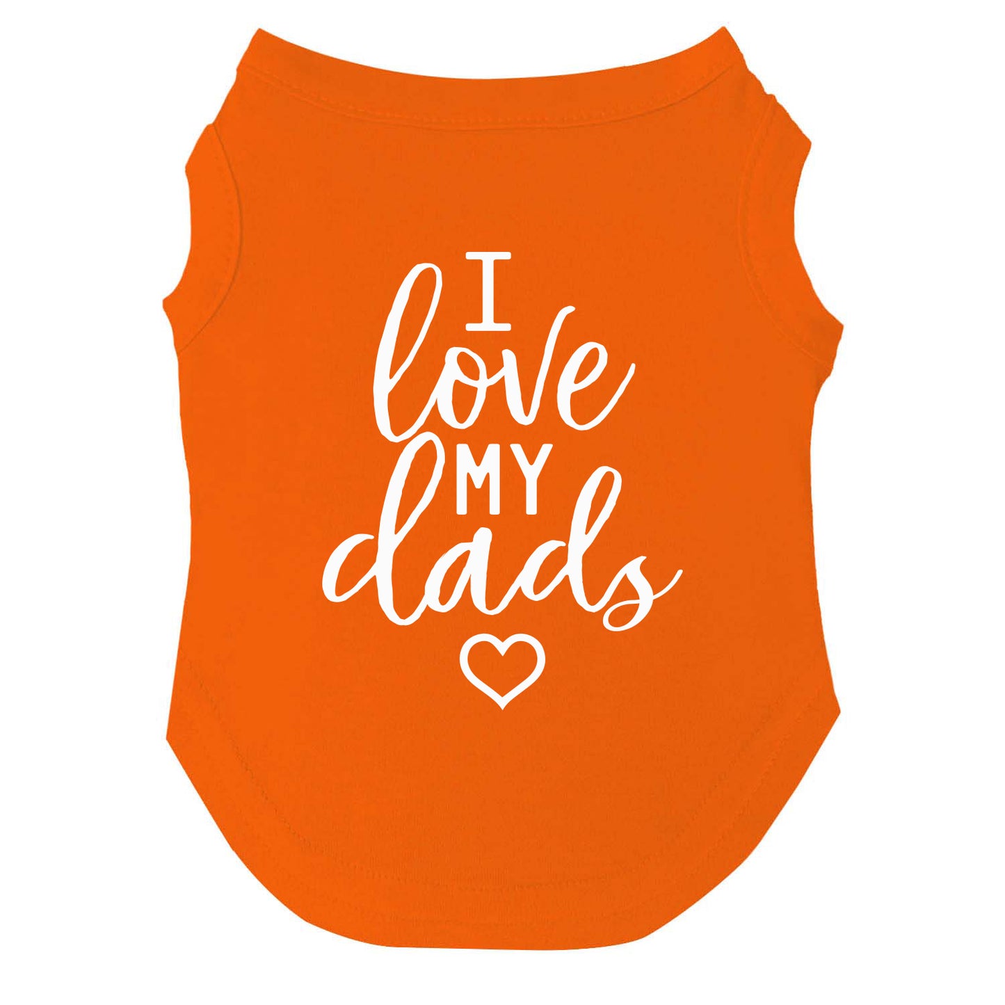 I Love My Dads | Pride Dog Tee | LGBTQ+ Pet Apparel