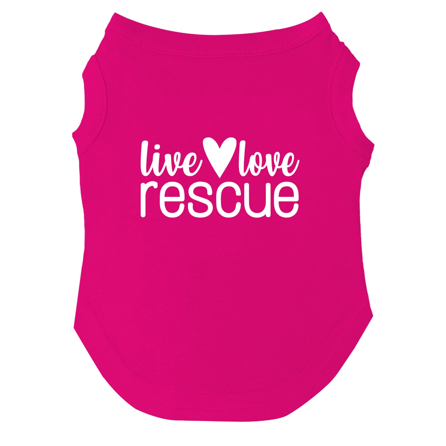 Live, Love, Rescue β Dog Tee | Rescue-Inspired Shirt | Soft, Breathable & Washable