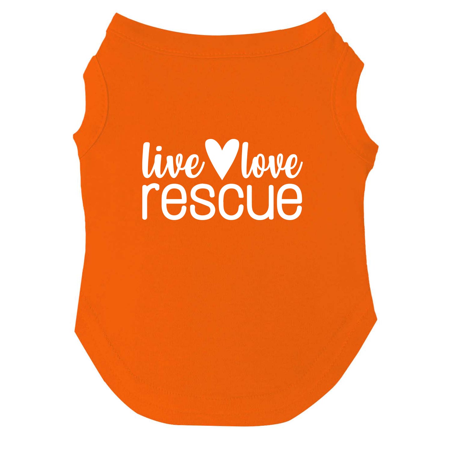 Live, Love, Rescue β Dog Tee | Rescue-Inspired Shirt | Soft, Breathable & Washable