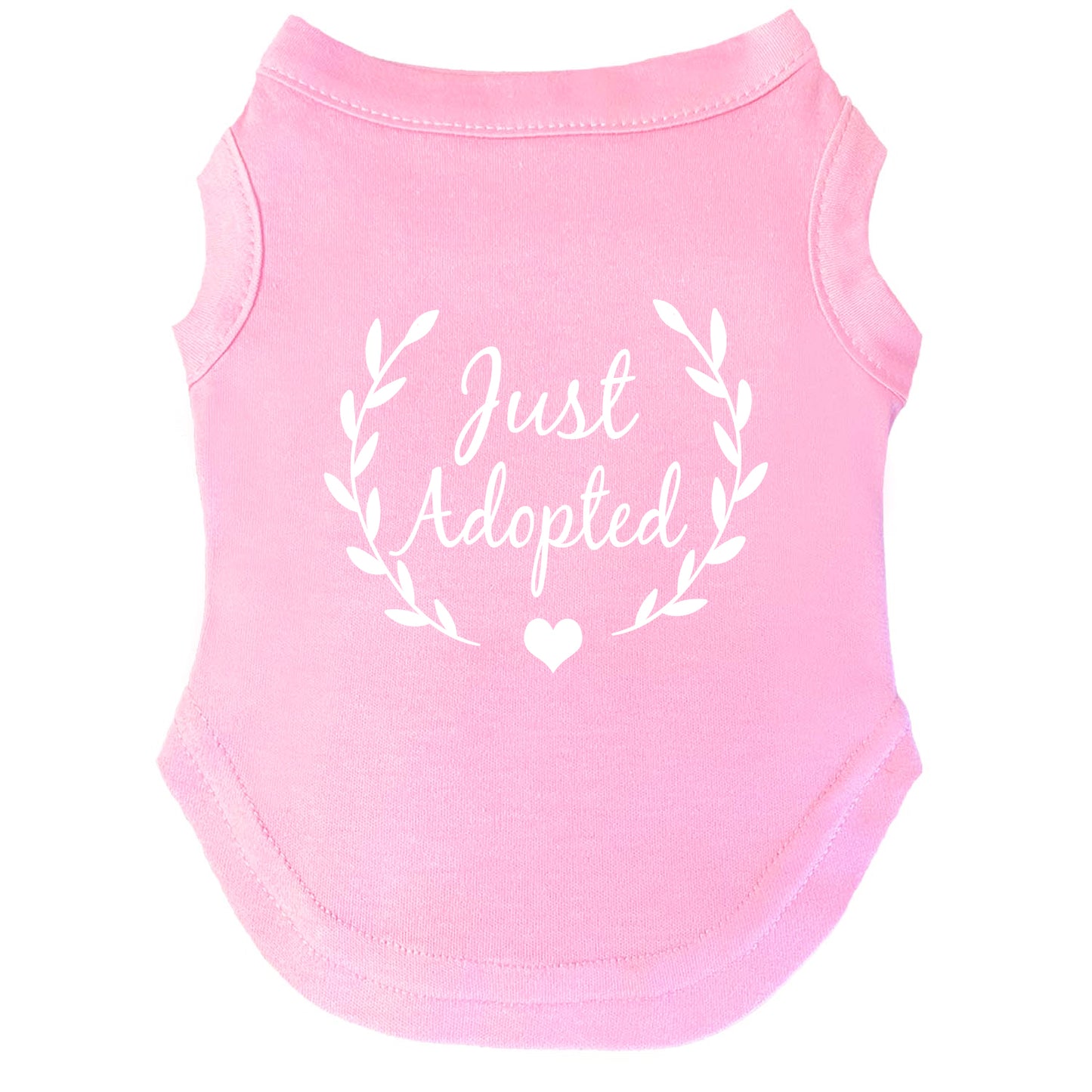 Just Adopted | Dog Tee | Rescue Pet Apparel | Adoption Celebration Shirt