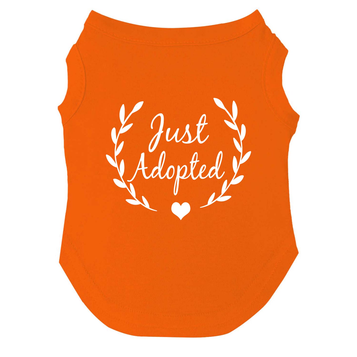 Just Adopted | Dog Tee | Rescue Pet Apparel | Adoption Celebration Shirt