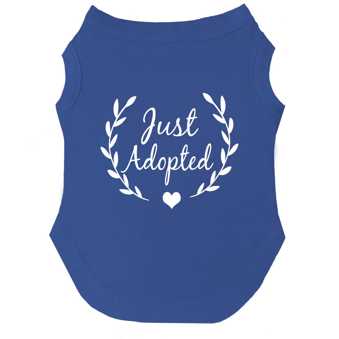 Just Adopted | Dog Tee | Rescue Pet Apparel | Adoption Celebration Shirt