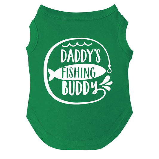 Daddy's Fishing Buddy Dog Tee