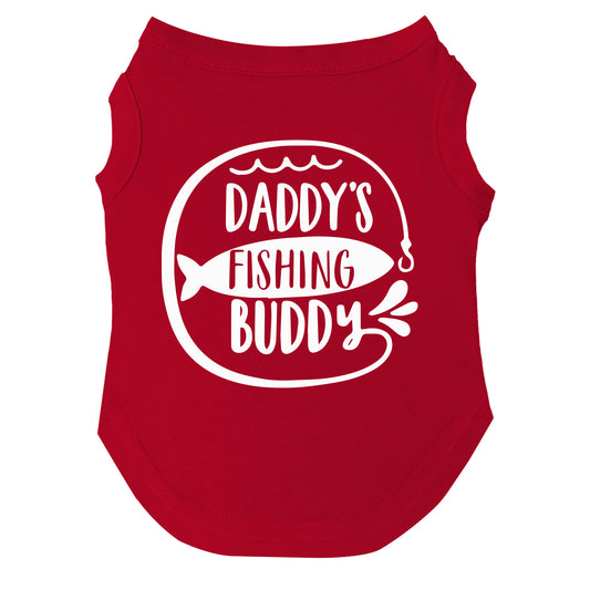 Daddy's Fishing Buddy Dog Tee