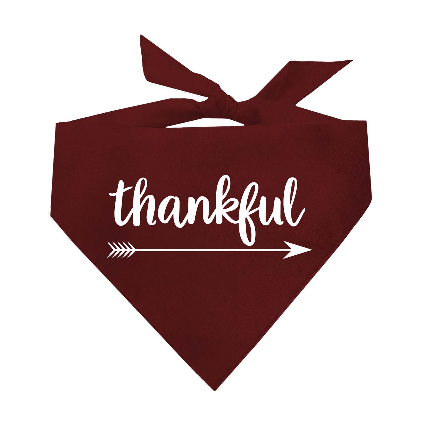 Thankful Triangle Dog Bandana (Assorted Fall Colors)