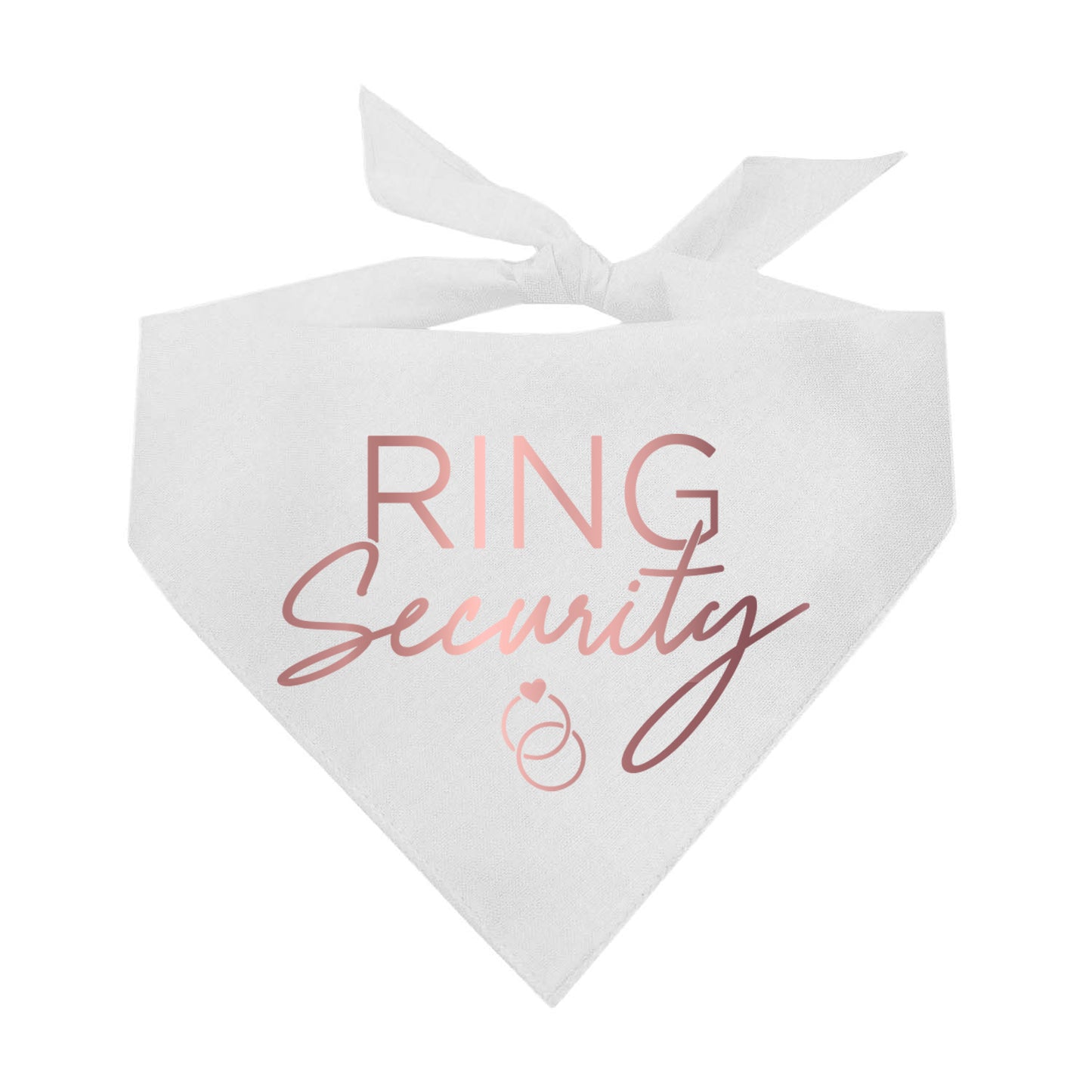 Ring Security Metallic Dog Bandana