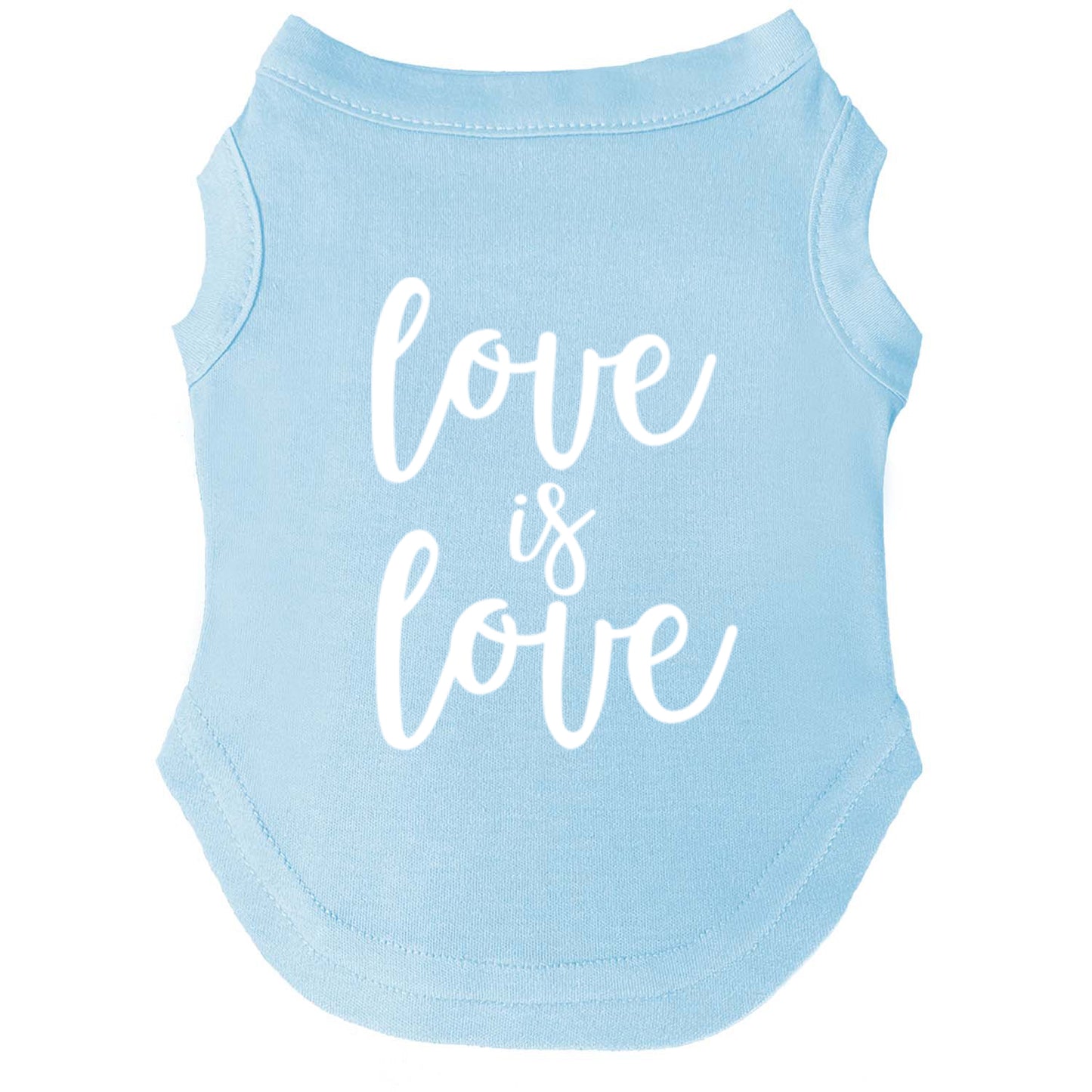 Love is Love | Pride Dog Tee | LGBTQ+ Pet Apparel