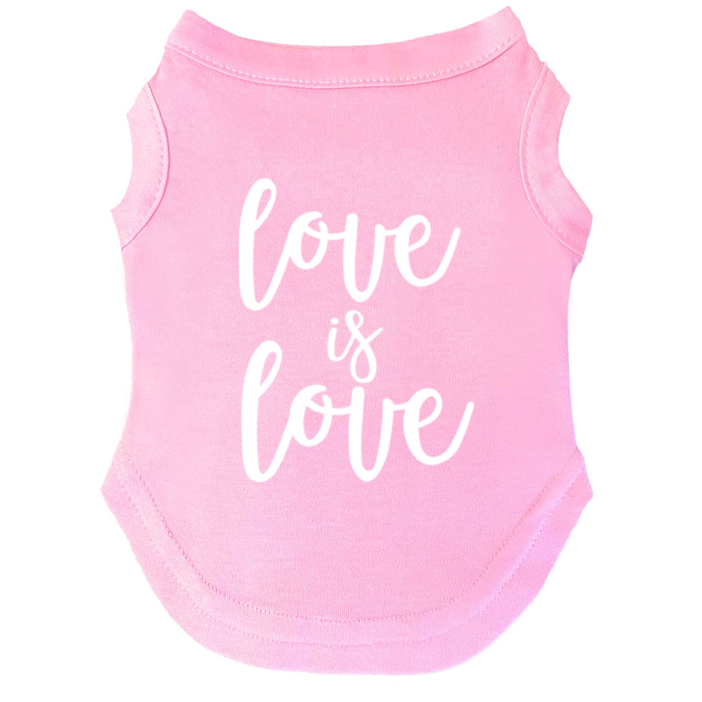 Love is Love | Pride Dog Tee | LGBTQ+ Pet Apparel
