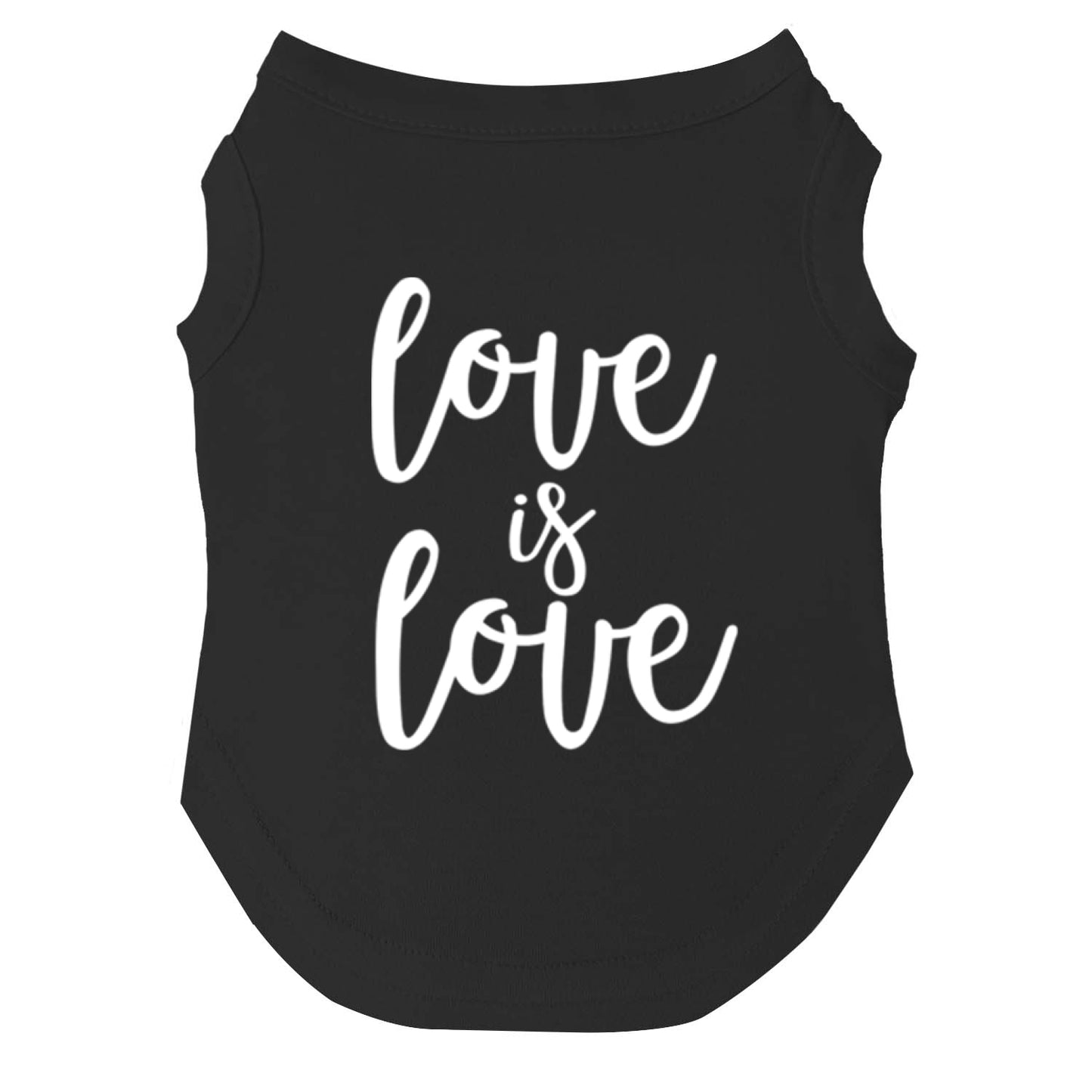 Love is Love | Pride Dog Tee | LGBTQ+ Pet Apparel
