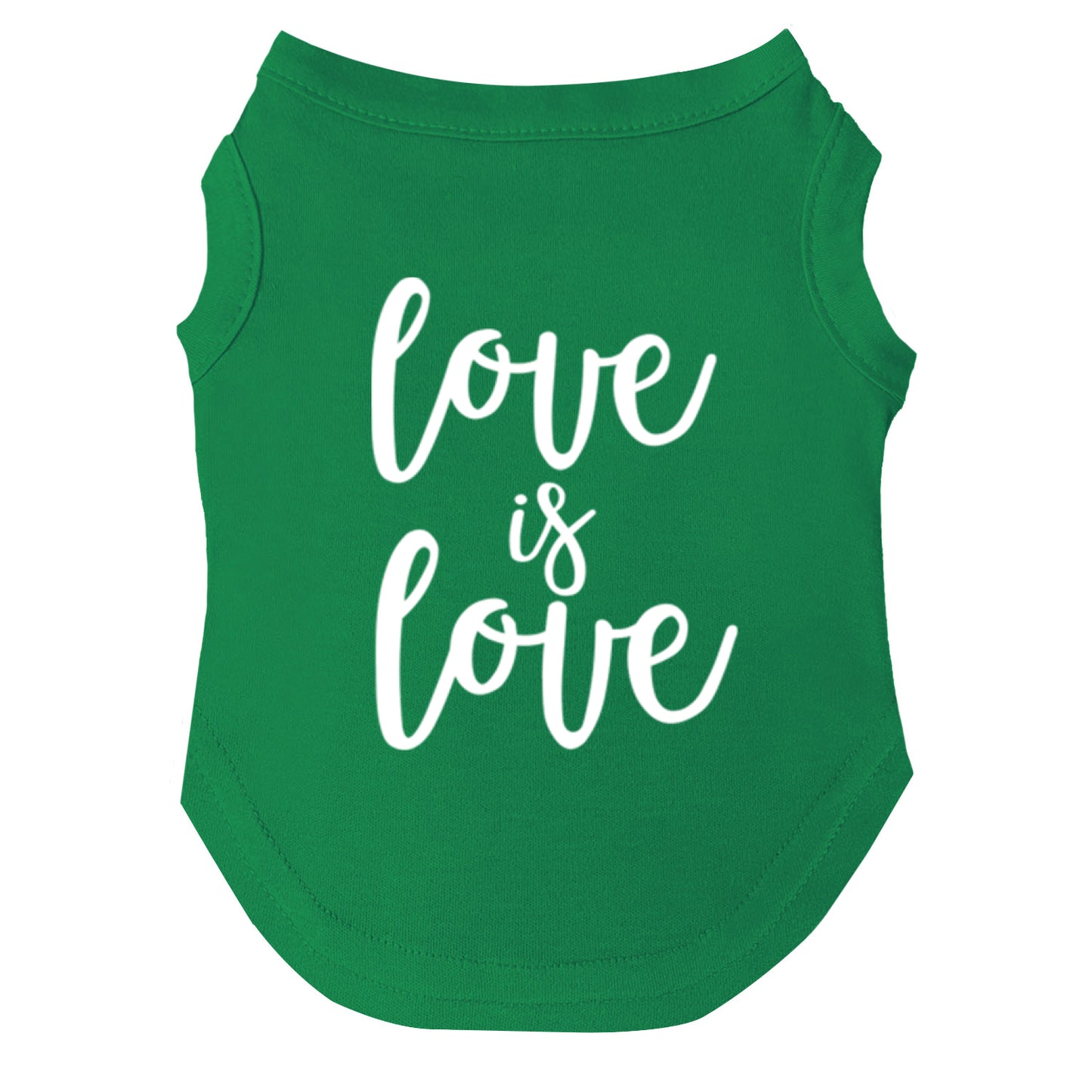 Love is Love | Pride Dog Tee | LGBTQ+ Pet Apparel