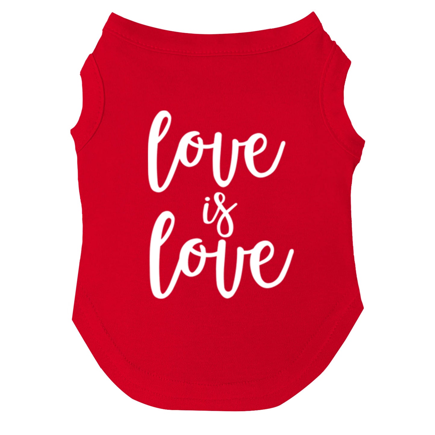 Love is Love | Pride Dog Tee | LGBTQ+ Pet Apparel