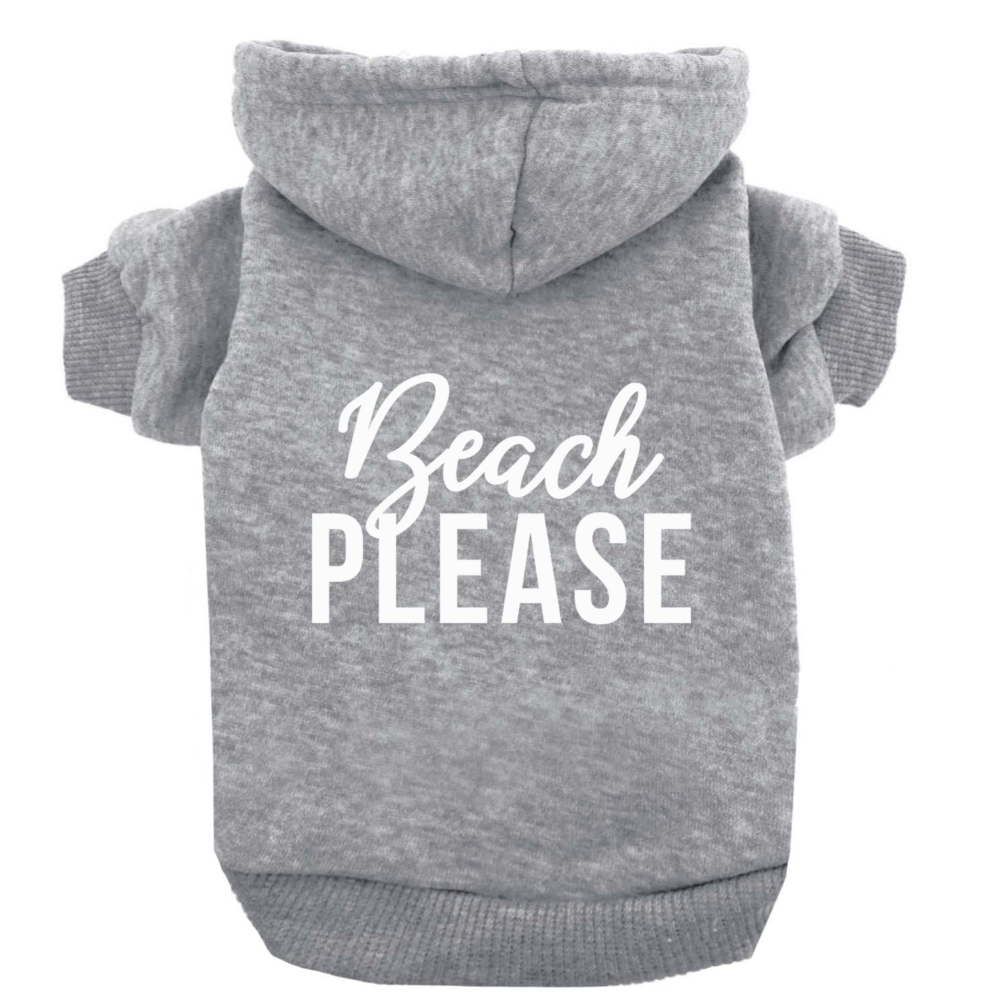Beach Please Training Dog Hoodie
