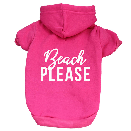 Beach Please Training Dog Hoodie