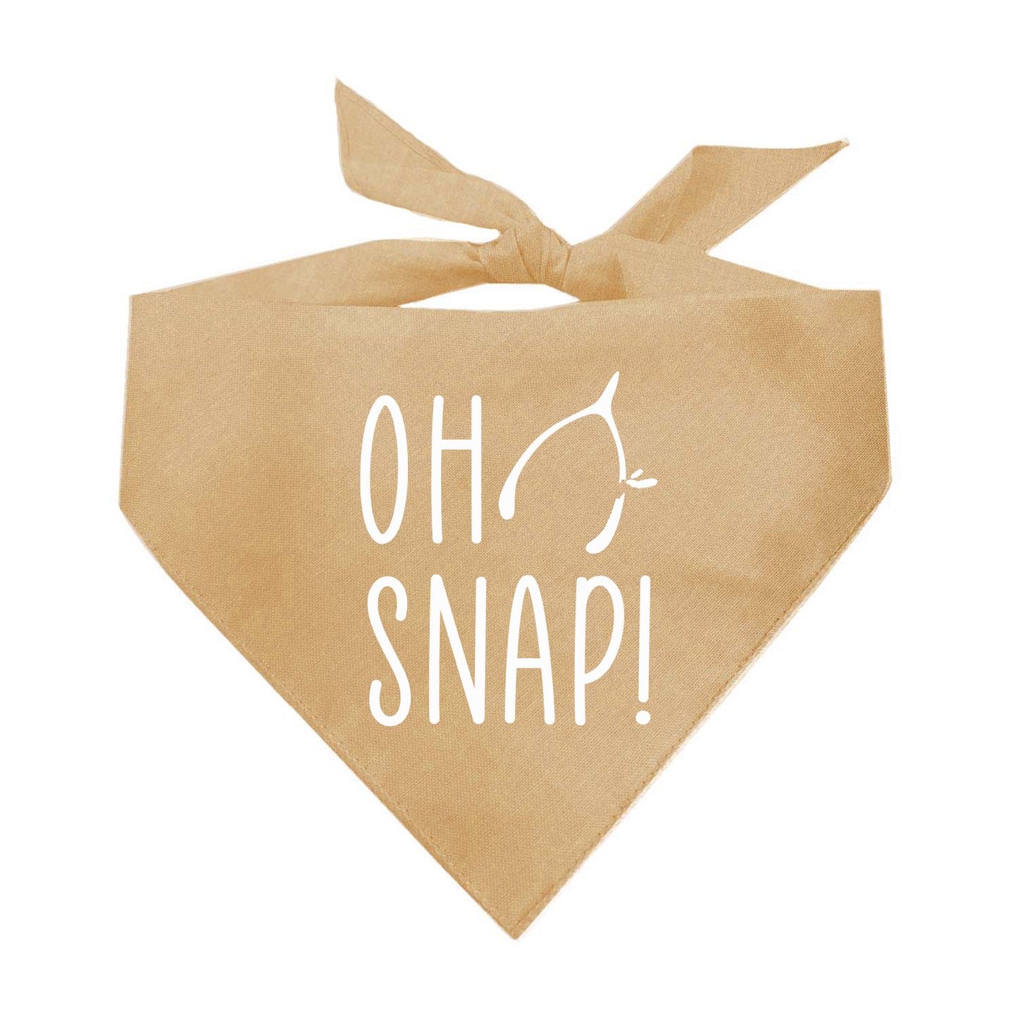 Oh Snap Triangle Dog Bandana (Assorted Fall Colors)