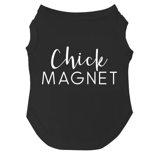 Chick Magnet Dog Tee | Soft Cotton Blend | Made in USA | Funny & Cute Pet Outfit