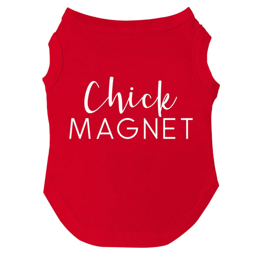 Chick Magnet Dog Tee | Soft Cotton Blend | Made in USA | Funny & Cute Pet Outfit