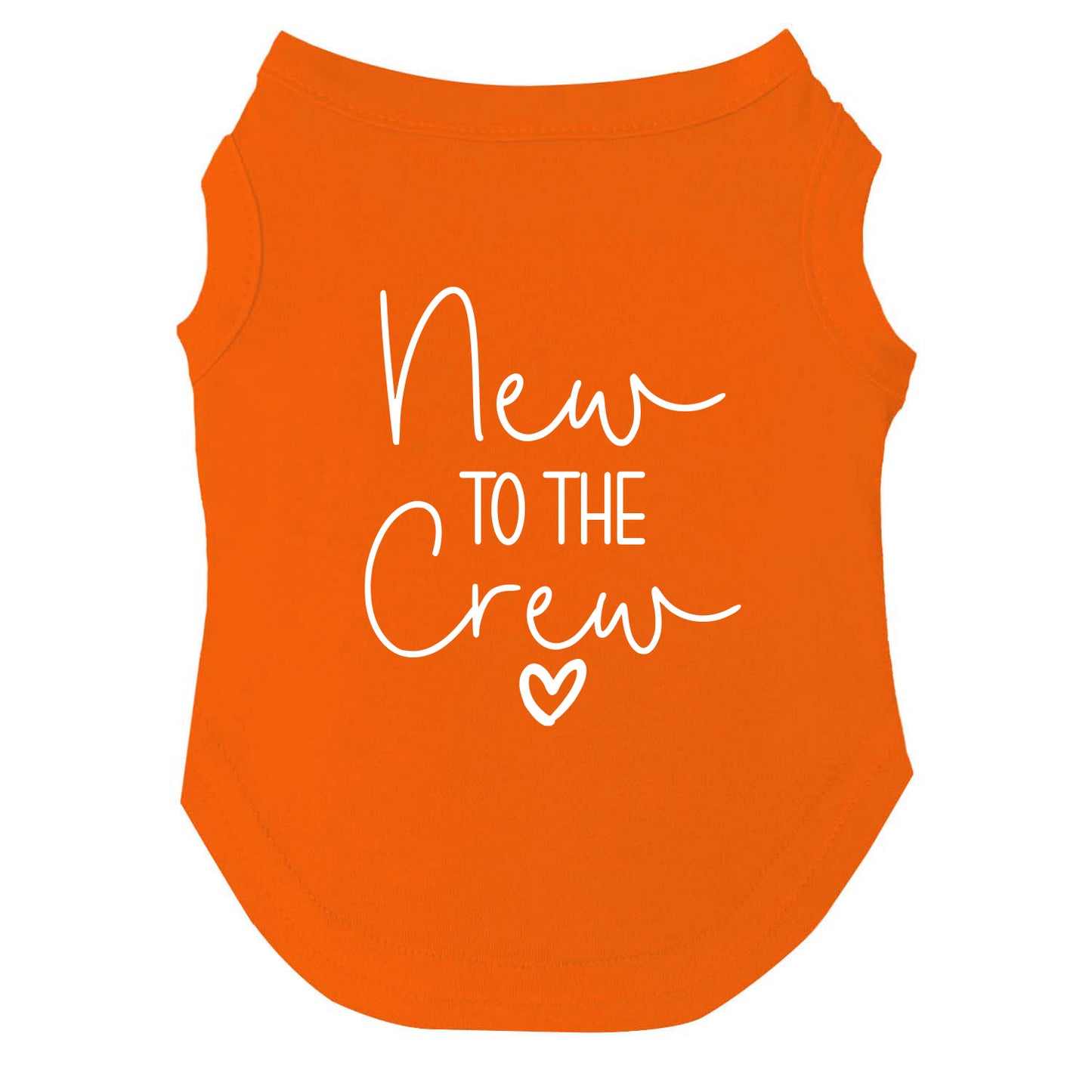 New to the Crew β Dog Tee | Welcome Home Shirt | Soft, Comfy & Washable