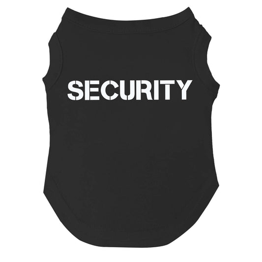 Security Dog Tee | Soft Cotton Blend | Made in USA | Funny & Cute Pet Outfit