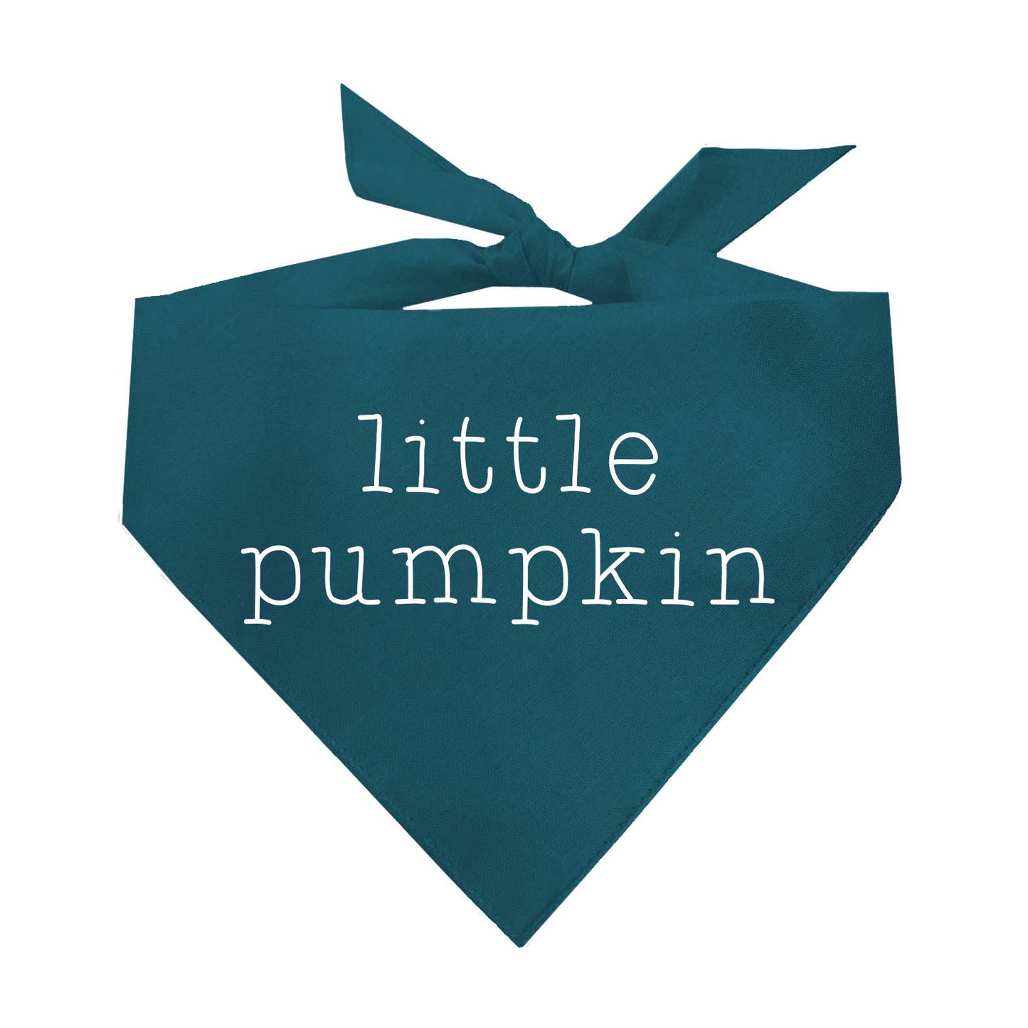 Little Pumpkin Fall Triangle Dog Bandana (Assorted Fall Colors)