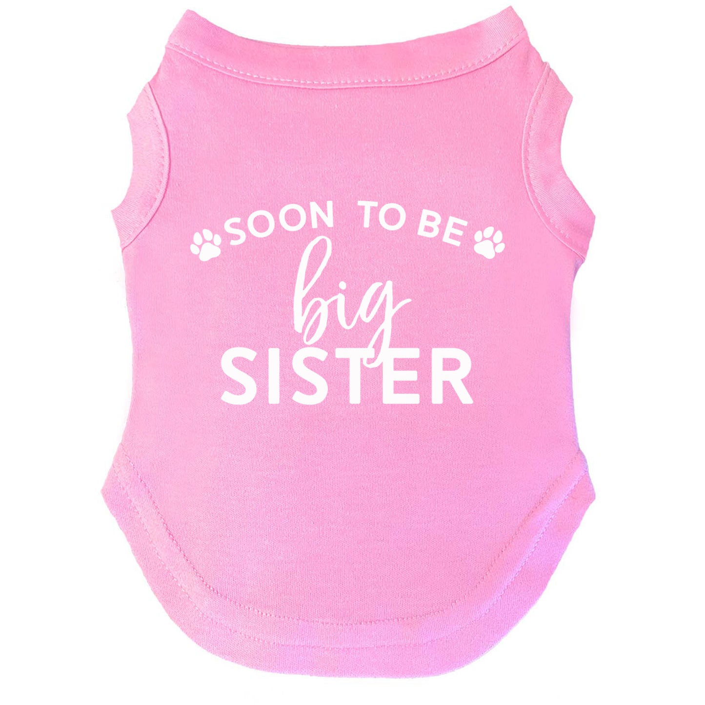 Soon To Be Big Sister Dog Tee