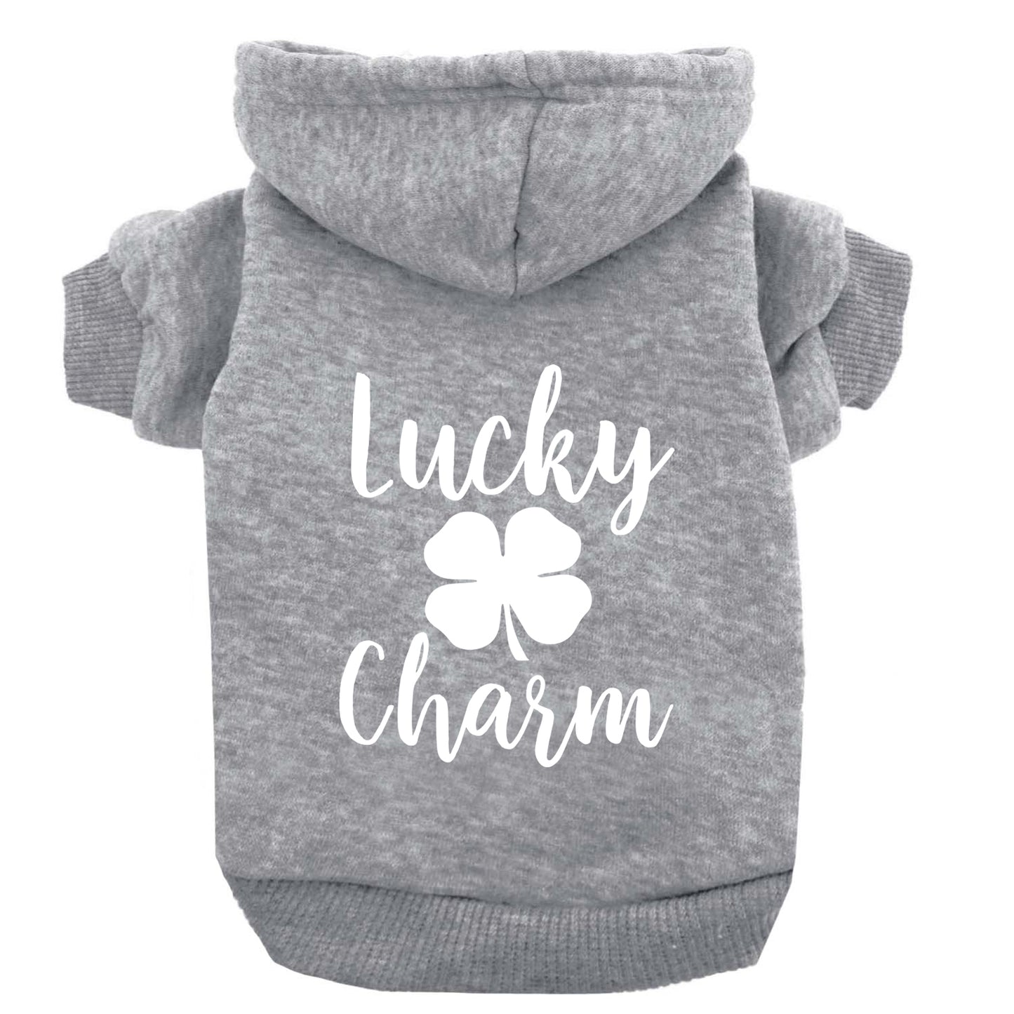 Lucky Charm (Four Leaf Clover) Dog Hoodie