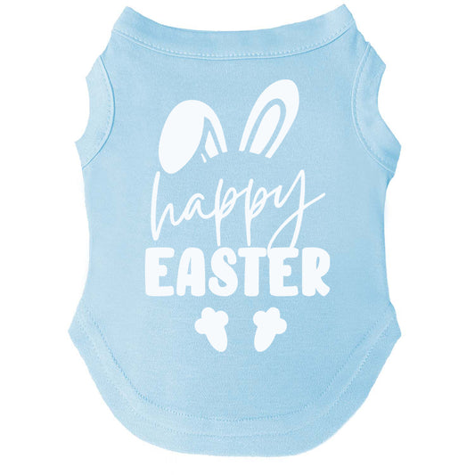 Happy Easter Dog Tee | Soft Cotton Blend | Made in USA | Spring & Holiday Pet Outfit