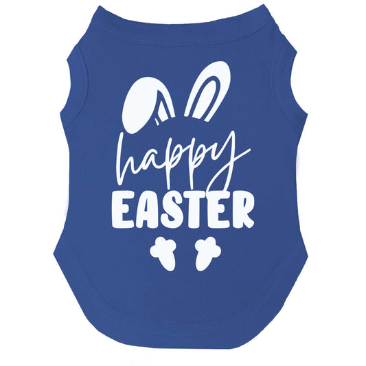 Happy Easter Dog Tee | Soft Cotton Blend | Made in USA | Spring & Holiday Pet Outfit