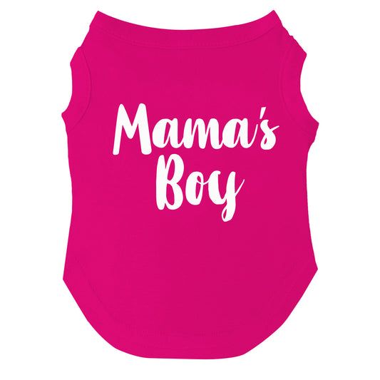 Mama’s Boy Dog Tee | Soft Cotton Blend | Made in USA | Cute & Funny Pet Clothes