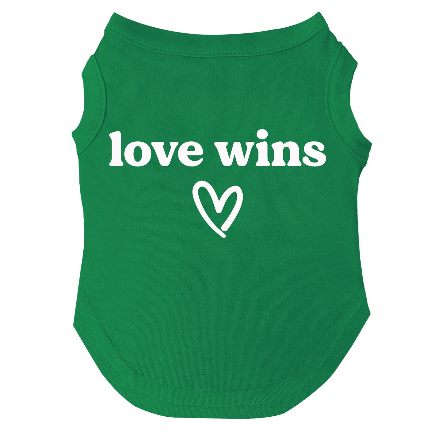 Love Wins | Pride Dog Tee | LGBTQ+ Pet Apparel