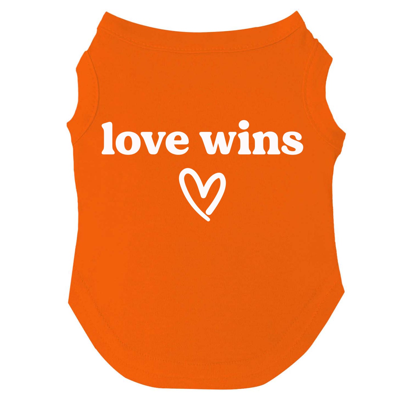 Love Wins | Pride Dog Tee | LGBTQ+ Pet Apparel