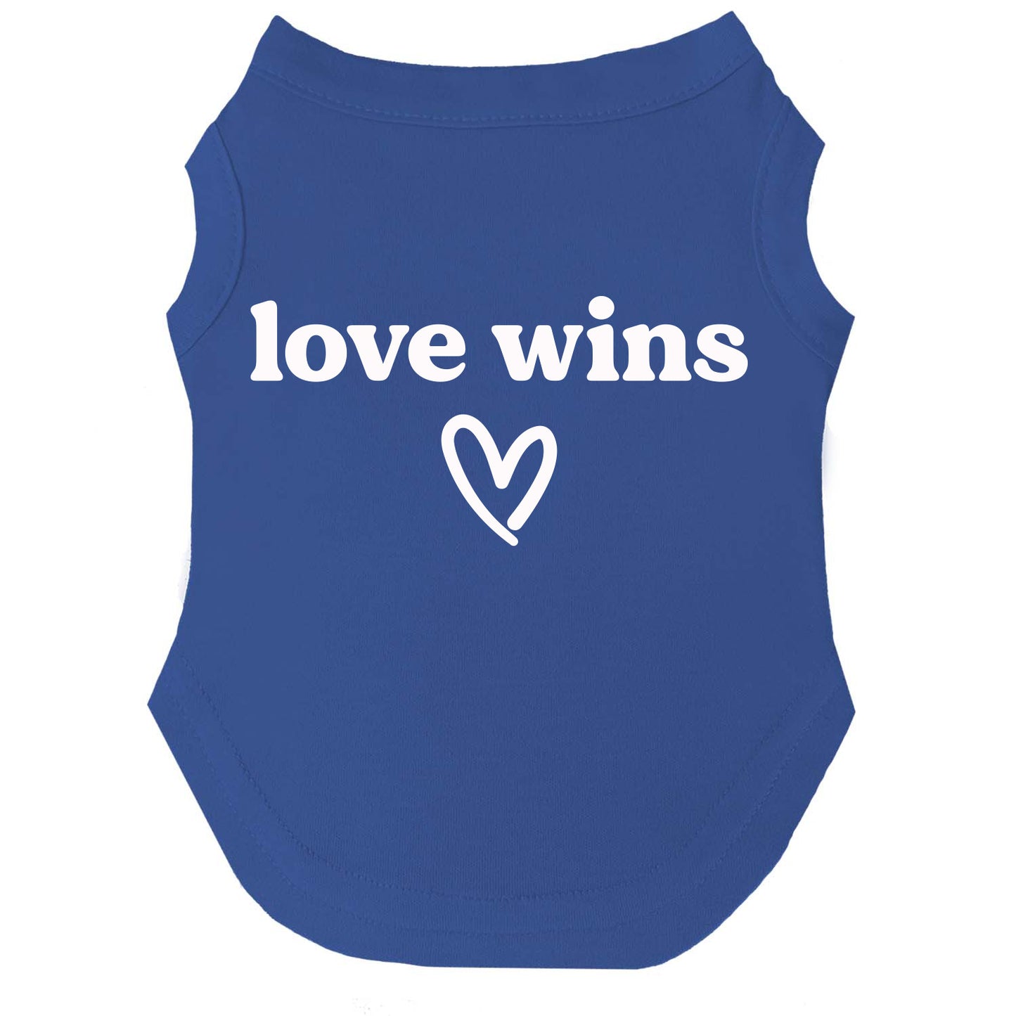 Love Wins | Pride Dog Tee | LGBTQ+ Pet Apparel