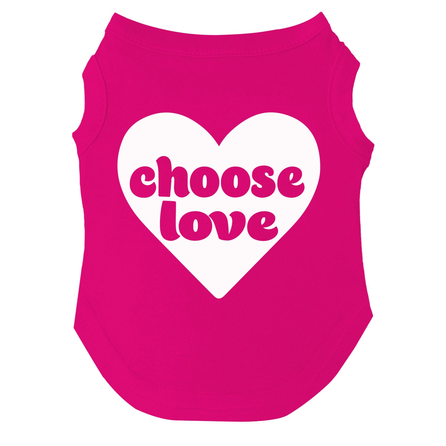 Choose Love | Pride Dog Tee | LGBTQ+ Pet Apparel