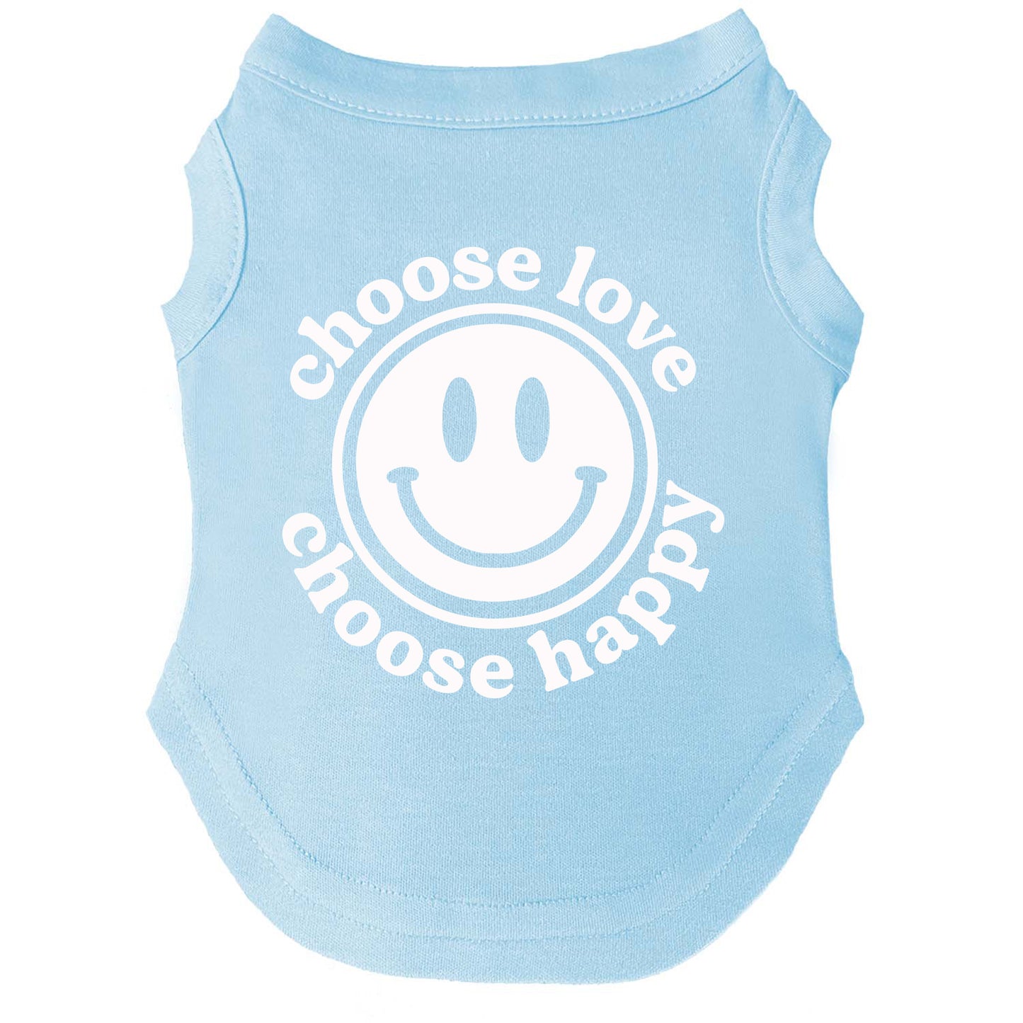 Choose Love Choose Happy | Pride Dog Tee | LGBTQ+ Pet Apparel