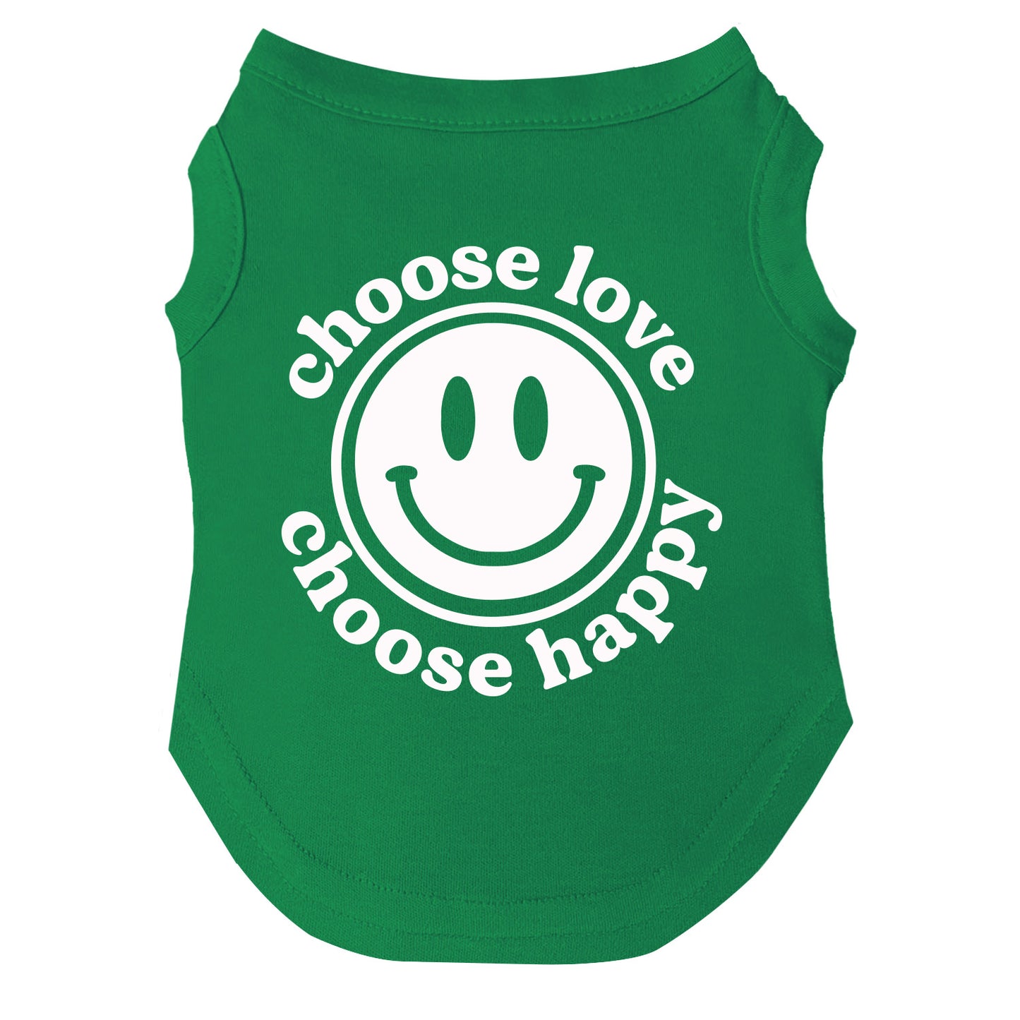 Choose Love Choose Happy | Pride Dog Tee | LGBTQ+ Pet Apparel