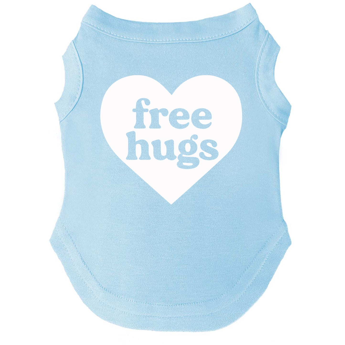 Free Hugs | Pride Dog Tee | LGBTQ+ Pet Apparel