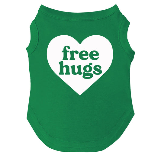 Free Hugs | Pride Dog Tee | LGBTQ+ Pet Apparel