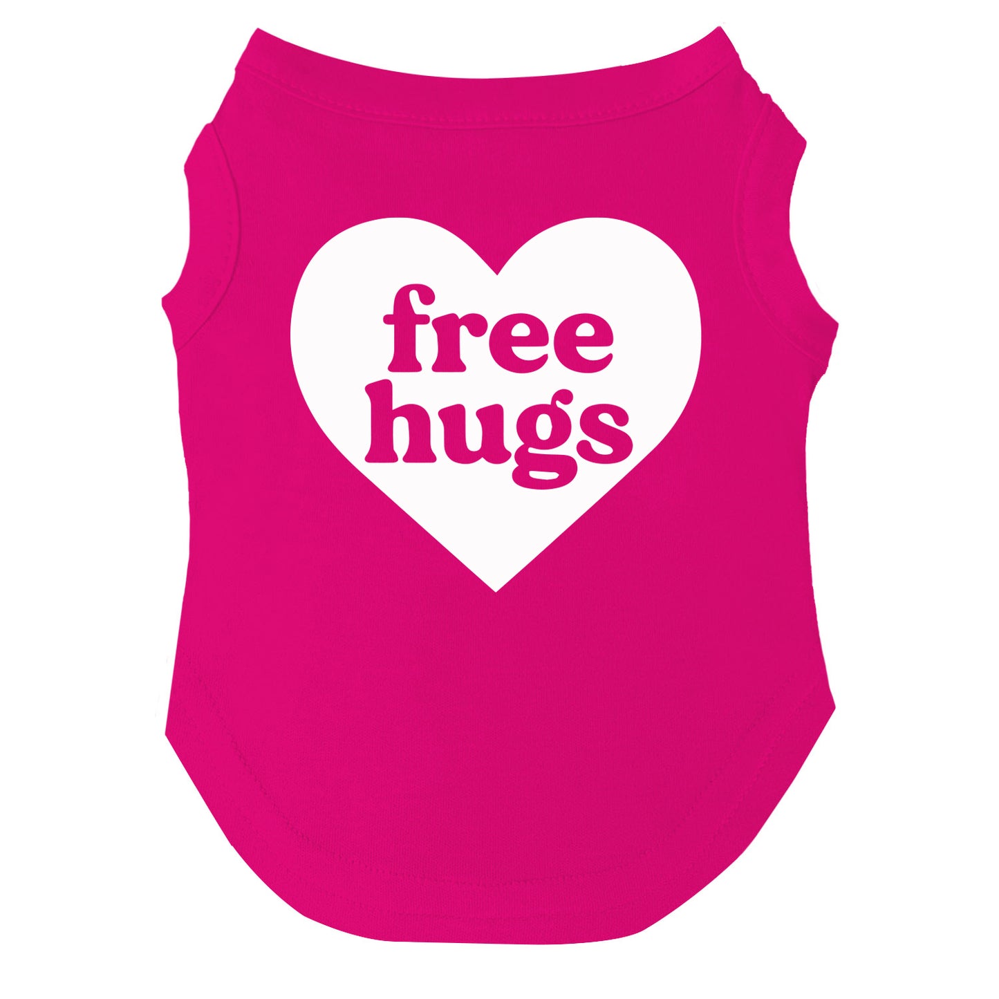 Free Hugs | Pride Dog Tee | LGBTQ+ Pet Apparel