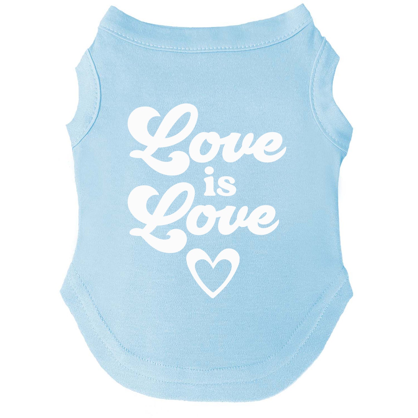 Love is Love | Pride Dog Tee | LGBTQ+ Pet Apparel