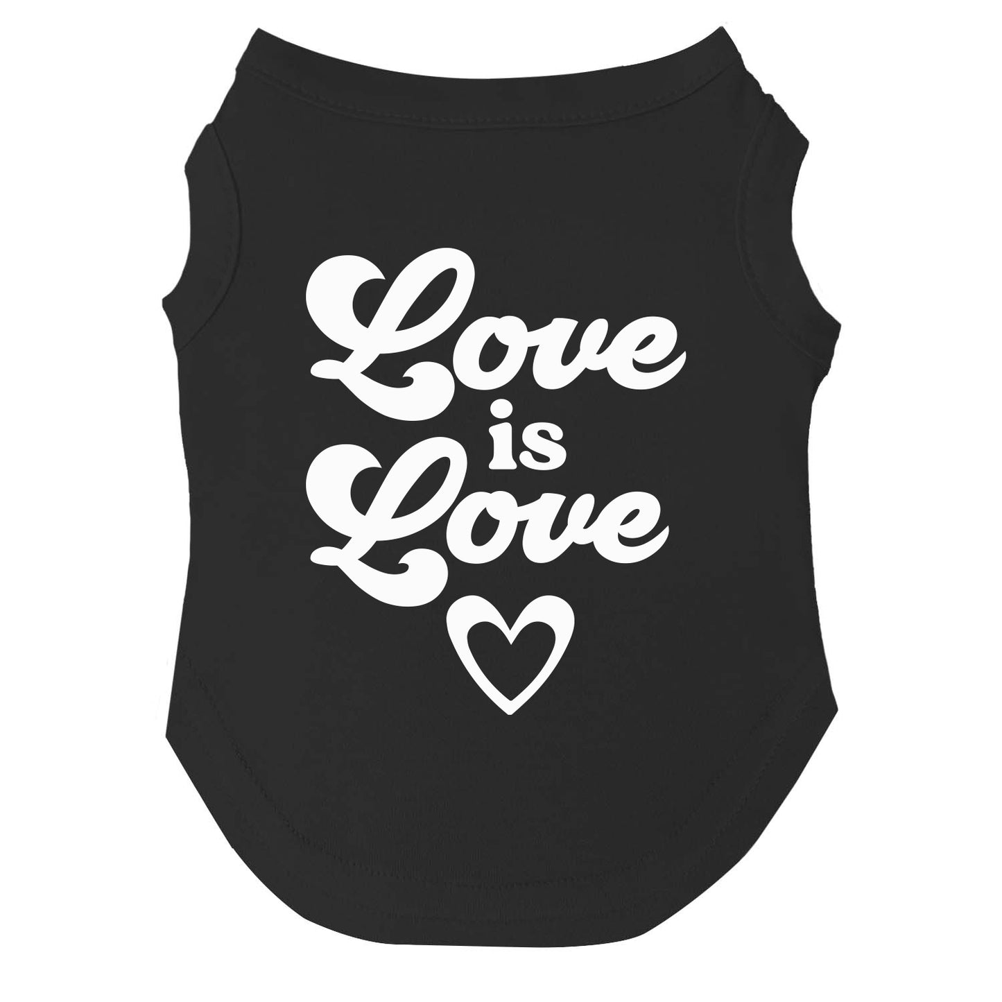 Love is Love | Pride Dog Tee | LGBTQ+ Pet Apparel